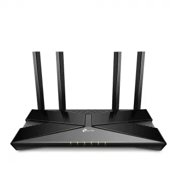 TP-Link AX1800 Dual Band Wi-Fi 6 Router, Wi-Fi 6 (802.11ax), Dual-band (2.4 GHz / 5 GHz), Ethernet LAN, Black, Tabletop router