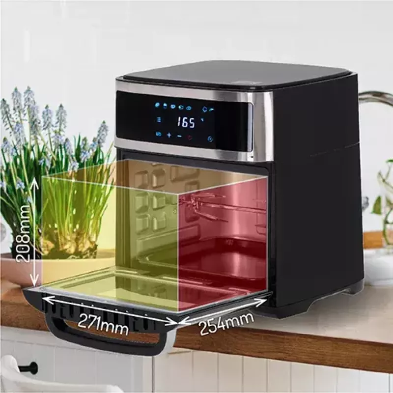 Adler AD 6309 airfryer oven, 13 L, 1700 W, stainless steel/black