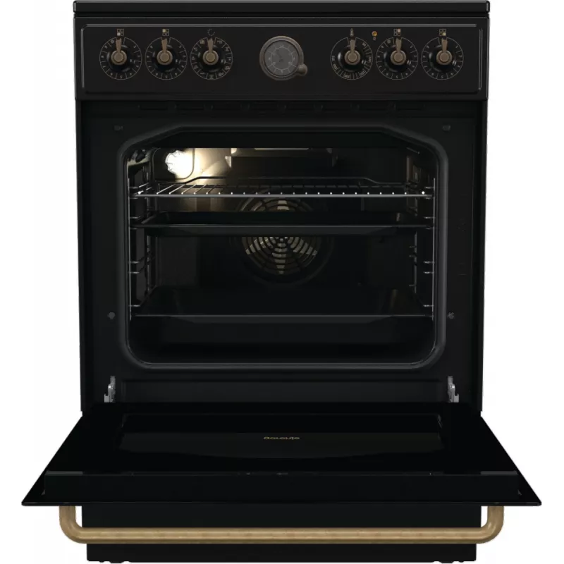 Gorenje GECS6B71CLB Freestanding cooker Electric Ceramic hob Black
