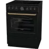 Gorenje GECS6B71CLB Freestanding cooker Electric Ceramic hob Black