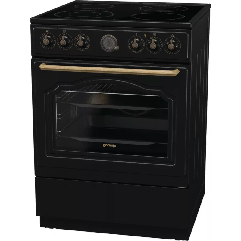 Gorenje GECS6B71CLB Freestanding cooker Electric Ceramic hob Black