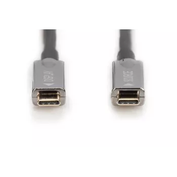 DIGITUS USB Type-C - USB Type-C AOC Hybrid FO cable 4K@60Hz USB 3.1 SPEC 15m