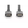 DIGITUS 8K PREMIUM HDMI 2.1 Connectioncable Gold plated, Support 8K/60HZ 1m