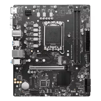 Motherboard MSI PRO H610M-E DDR4 LGA 1700 micro ATX, Intel H610, 2x DDR4 DIMM, max 64GB, M.2, 4x SATA III, HDMI 2.1