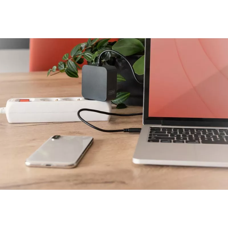 Notebook charger USB-C Digitus DA-10071 65W Indoor AC Black