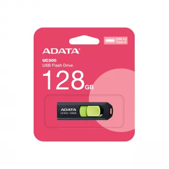 ADATA ACHO-UC300-128G-RNB USB flash drive 128 GB USB Type-C 3.2 Gen 1 (3.1 Gen 1) Black