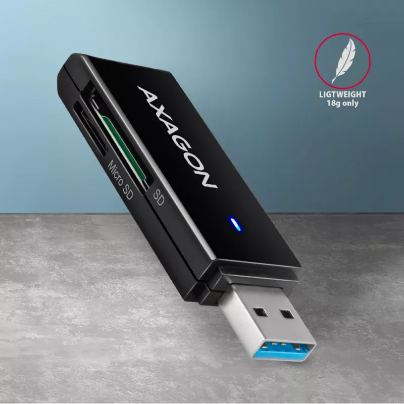Card Reader Axagon CRE-S2N USB 3.2 Gen 1 Type-A Black