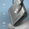 Axagon CRE-S3 External USB-A 3.2 Gen 1 3-slot & lun SD/microSD/CF card reader USB 3.2 Gen 1 (3.1 Gen 1) Type-A Grey