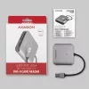 Axagon CRE-S3 External USB-A 3.2 Gen 1 3-slot & lun SD/microSD/CF card reader USB 3.2 Gen 1 (3.1 Gen 1) Type-A Grey