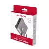Axagon CRE-S3C Aluminum high-speed USB-C 3.2 Gen 1 memory card reader. 3 slots, UHS-II