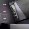 2.5 inch HDD/SSD enclosure AXAGON EE25-A6C — SATA, USB 3.2 Gen 1 (Type-C & Type-A), aluminium, black