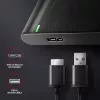 HDD/SSD enclosure AXAGON EE25-A6M — 2.5 inch SATA, USB 3.2 Gen 1 (5 Gbit/s), Micro-USB B to USB Type-A, aluminium, black