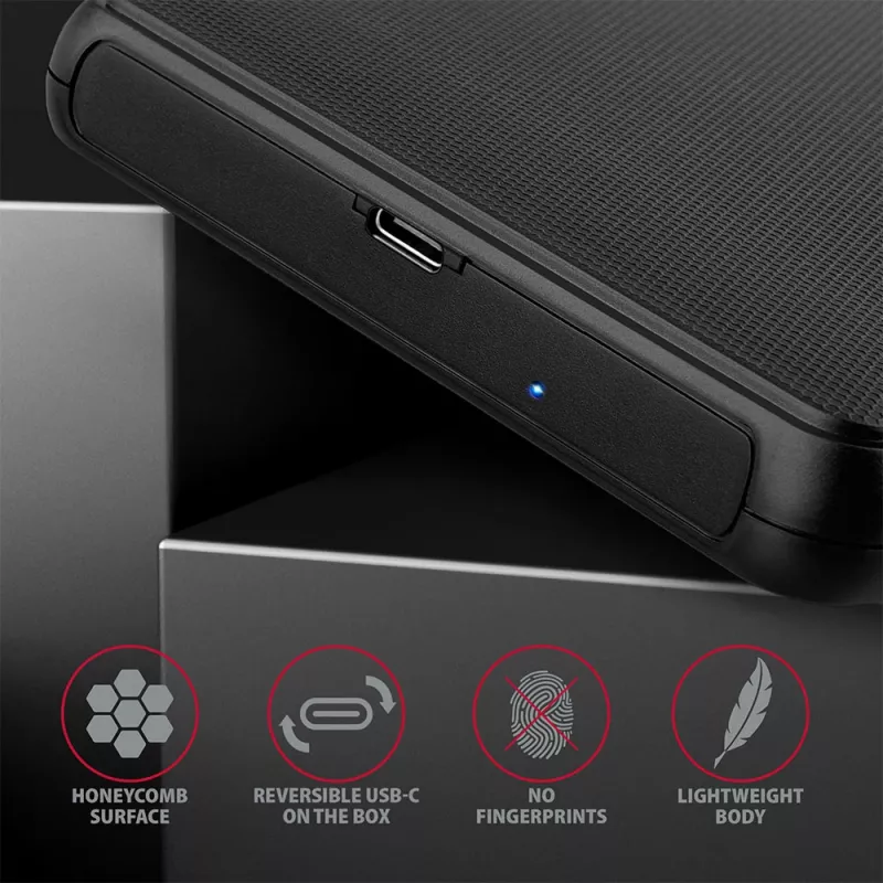 Axagon EE25-SLC Screwless USB-C 3.2 Gen 1 - SATA 6G external box for 2.5 inch SSD/HDD