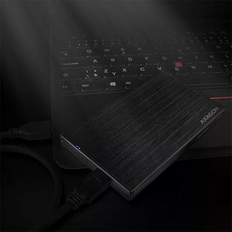 Axagon EE25-XA6 compact aluminum USB 3.2 Gen 1 - SATA 6G external box designed for 2.5 inch SSD/HDD