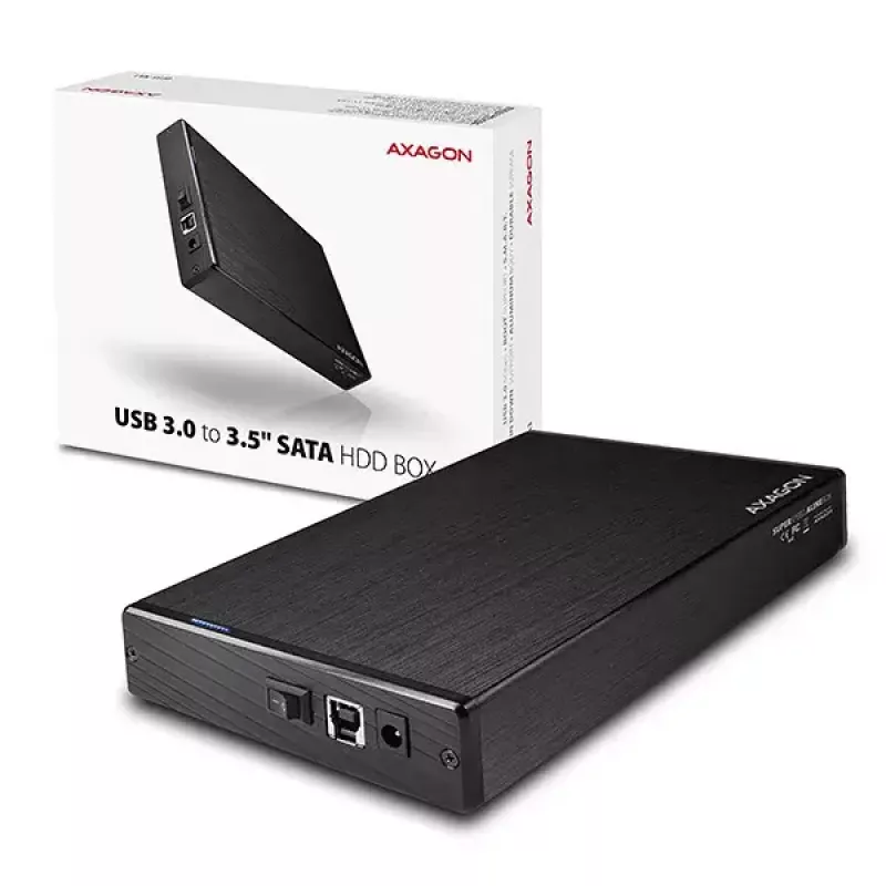 Axagon EE35-XA3 compact aluminum USB 3.2 Gen 1 external box SATA intended for 3.5 inch HDD