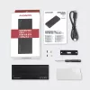 Axagon EEM2-GTR External USB-C 3.2 Gen 2 metal box for M.2 NVMe SSDs