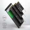 SSD enclosure Axagon EEM2-SBC USB-C 3.2 Gen 2 Black M.2