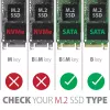 SSD enclosure Axagon EEM2-SBC USB-C 3.2 Gen 2 Black M.2