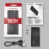 SSD enclosure Axagon EEM2-SBC USB-C 3.2 Gen 2 Black M.2