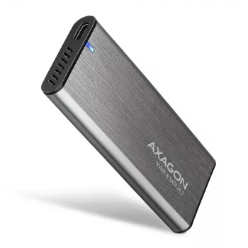 Axagon EEM2-SG2 SuperSpeed+ USB-C - M.2 NVMe & SATA SSD RAW box