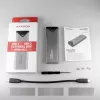 Axagon EEM2-UG2 External USB-C 10Gbps metal box for M.2 NVMe SSD disks. Silver