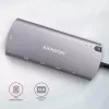 Axagon HMC-6M2 USB 3.2 Gen 1 hub, 2x USB-A, HDMI, RJ-45, SATA M.2, PD 100W, USB-C cable