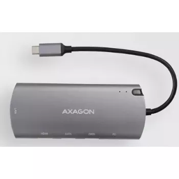 Axagon HMC-6M2 USB 3.2 Gen 1 hub, 2x USB-A, HDMI, RJ-45, SATA M.2, PD 100W, USB-C cable