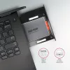Axagon RSS-CD09 2.5 SSD/HDD caddy into DVD slot 9.5 mm LED ALU interface cards/adapter Internal SATA