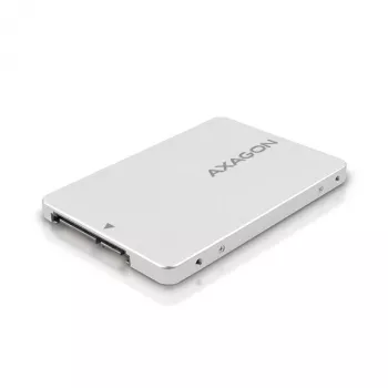 Axagon RSS-M2SD SATA - M.2 SATA SSD, internal 2.5 inch ALU box, silver