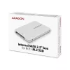 Axagon RSS-M2SD SATA - M.2 SATA SSD, internal 2.5 inch ALU box, silver