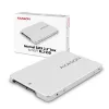 Axagon RSS-M2SD SATA - M.2 SATA SSD, internal 2.5 inch ALU box, silver