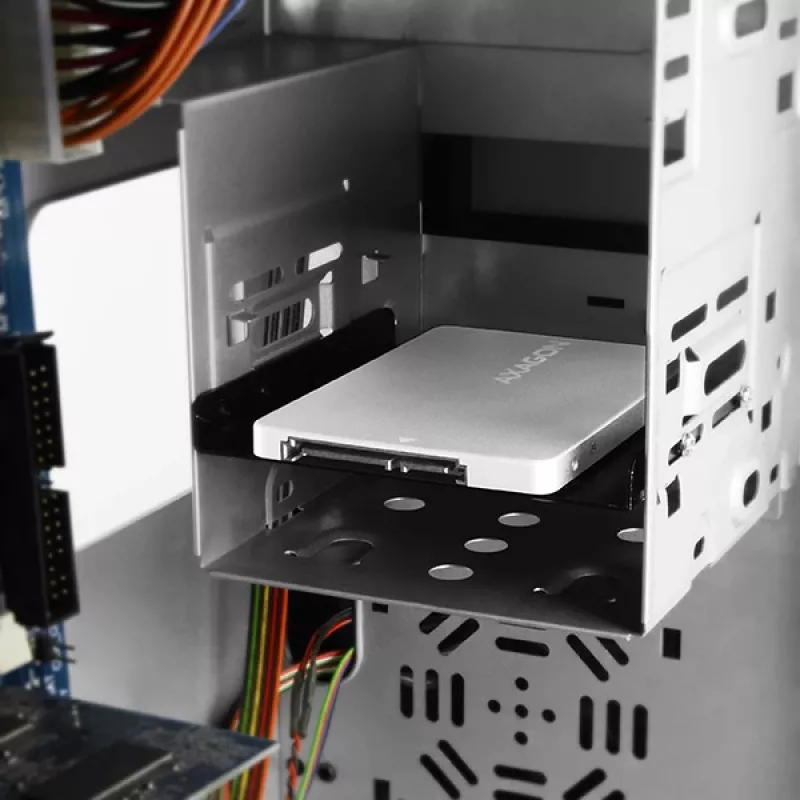 Axagon RSS-M2SD SATA - M.2 SATA SSD, internal 2.5 inch ALU box, silver