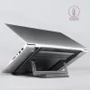 Axagon STND-L Aluminum stand for laptops size 10 inch–17.3 inch. Eight adjustable height and angle. Grey version.