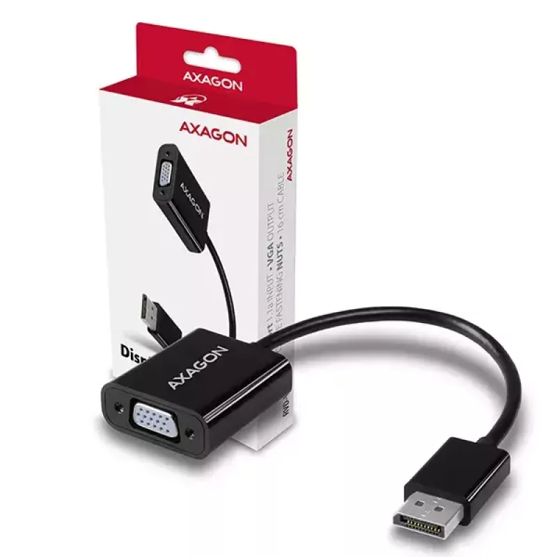 Video cable adapter Axagon RVD-VGN DisplayPort to VGA 0.16 m