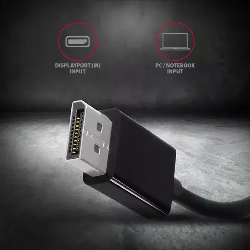 Video cable adapter Axagon RVD-VGN DisplayPort to VGA 0.16 m
