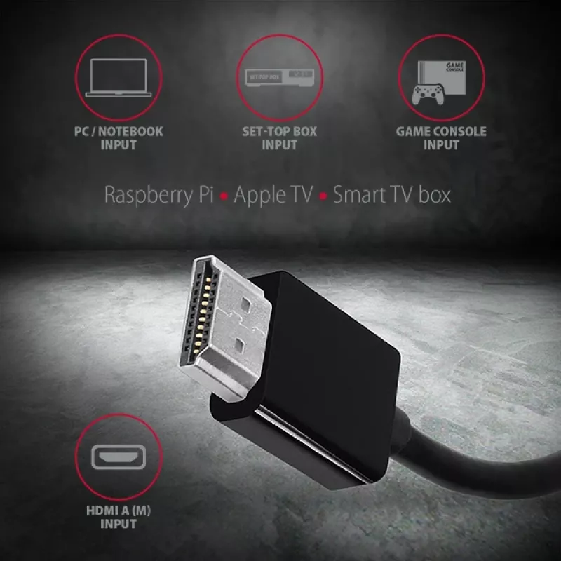 Axagon RVH-VGAN HDMI -> VGA adapter FullHD, 1920x1200, audio OUT, power IN