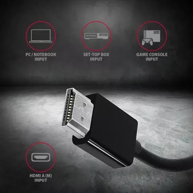 Axagon RVH-VGN HDMI -> VGA adapter FullHD, 1920x1200