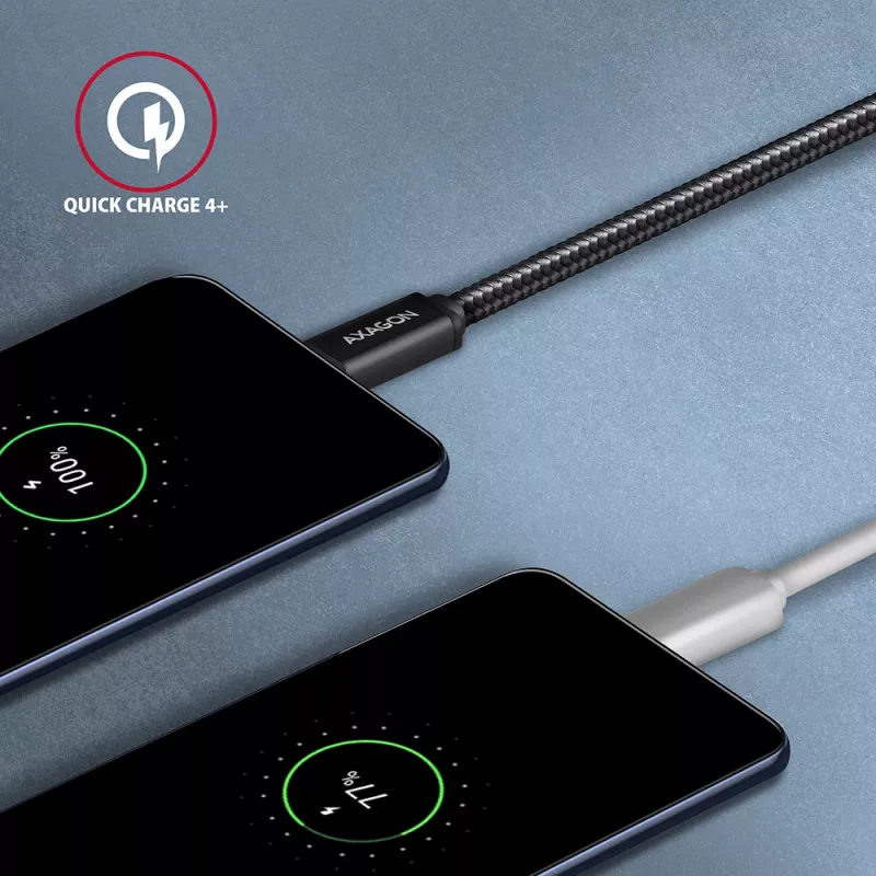Axagon BUCM3-AM20AB SPEED USB-C <> USB-A 3.2 Gen 1 cable 2 m