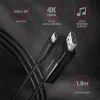 Axagon RVC-DPC USB-C -> DisplayPort cable 1.8m 4K/60Hz