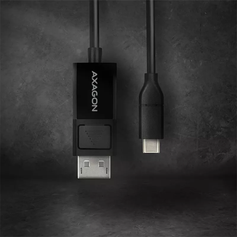 Axagon RVC-DPC USB-C -> DisplayPort cable 1.8m 4K/60Hz