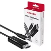 Axagon RVC-DPC USB-C -> DisplayPort cable 1.8m 4K/60Hz