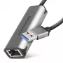 2.5 Gigabit Ethernet adapter AXAGON ADE-25R — USB Type-C, 10/100/1000/2500 Mbit, 5000 Mbit/s, aluminium, grey