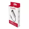 2.5 Gigabit Ethernet adapter AXAGON ADE-25R — USB Type-C, 10/100/1000/2500 Mbit, 5000 Mbit/s, aluminium, grey