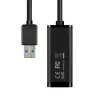 Axagon ADE-SR USB-A gigabit ethernet adapter, Wired, USB, Ethernet, 1000 Mbit/s, Black