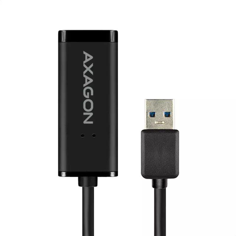 Axagon ADE-SR USB-A gigabit ethernet adapter, Wired, USB, Ethernet, 1000 Mbit/s, Black
