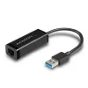 Axagon ADE-SR USB-A gigabit ethernet adapter, Wired, USB, Ethernet, 1000 Mbit/s, Black