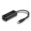 Axagon ADE-SRC USB-C gigabit ethernet adapter, Wired, USB Type-C, Ethernet, 1000 Mbit/s, Black