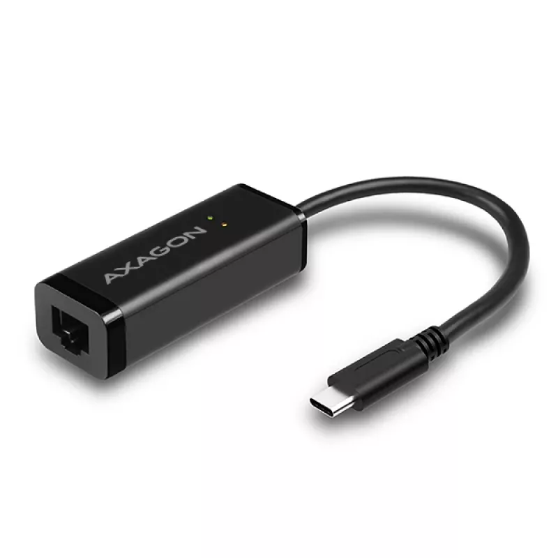 Axagon ADE-SRC USB-C gigabit ethernet adapter, Wired, USB Type-C, Ethernet, 1000 Mbit/s, Black