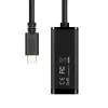 Axagon ADE-SRC USB-C gigabit ethernet adapter, Wired, USB Type-C, Ethernet, 1000 Mbit/s, Black