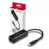 Axagon ADE-SRC USB-C gigabit ethernet adapter, Wired, USB Type-C, Ethernet, 1000 Mbit/s, Black